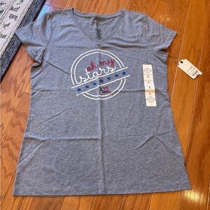 •5 for 20• St. John’s Bay Graphic Tee Womens Size Small NWT